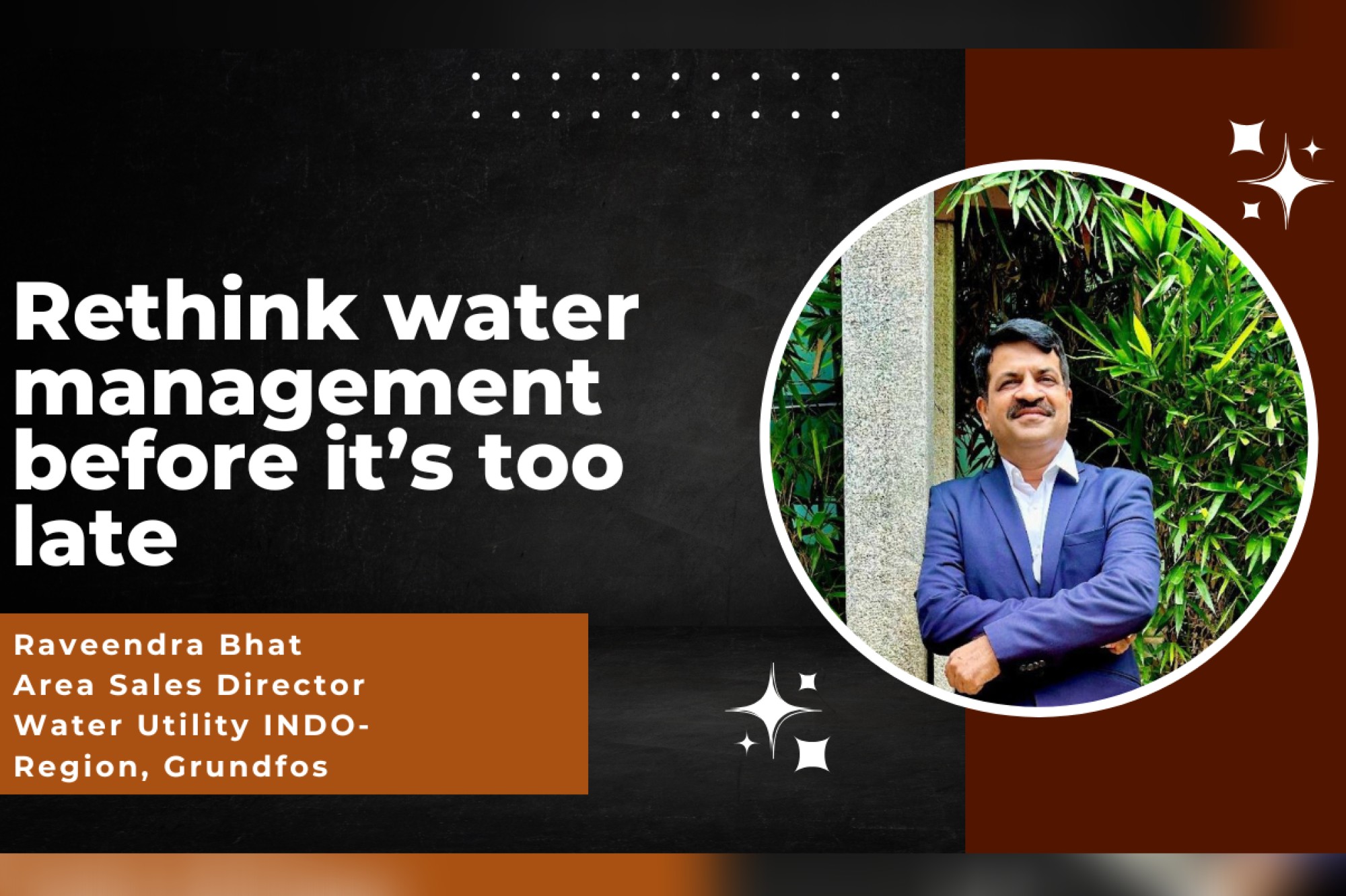 Rethink water management before it’s too late