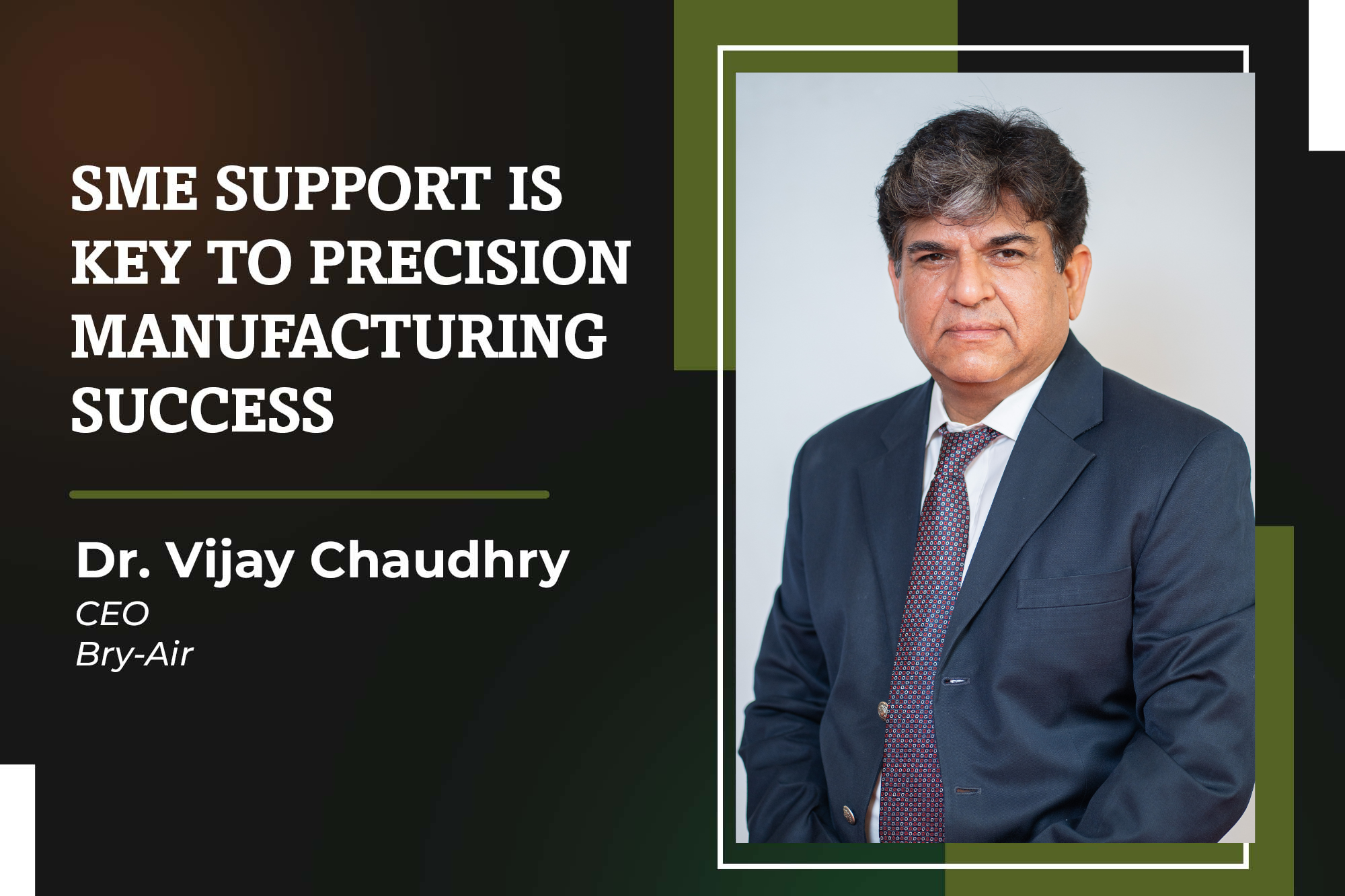 SME support is key to precision manufacturing success