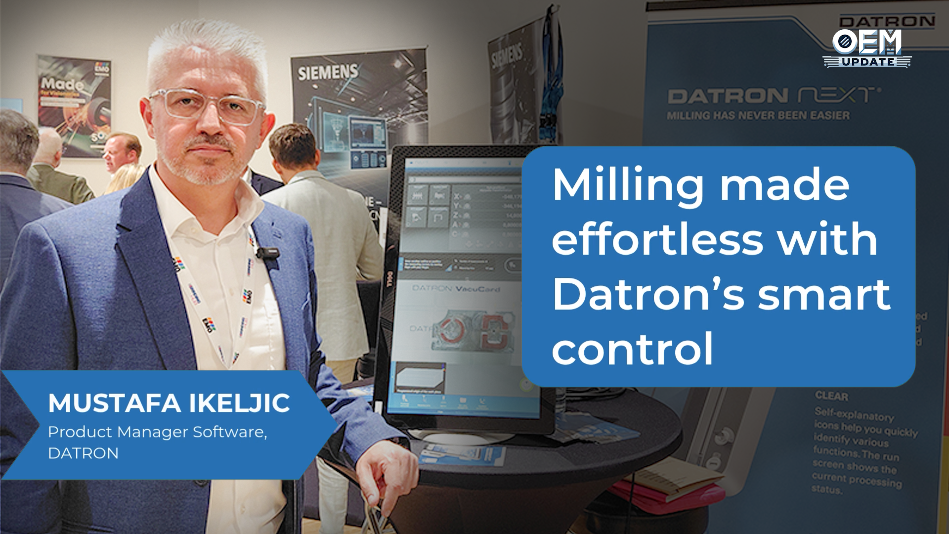 Milling made effortless with Datron’s smart control