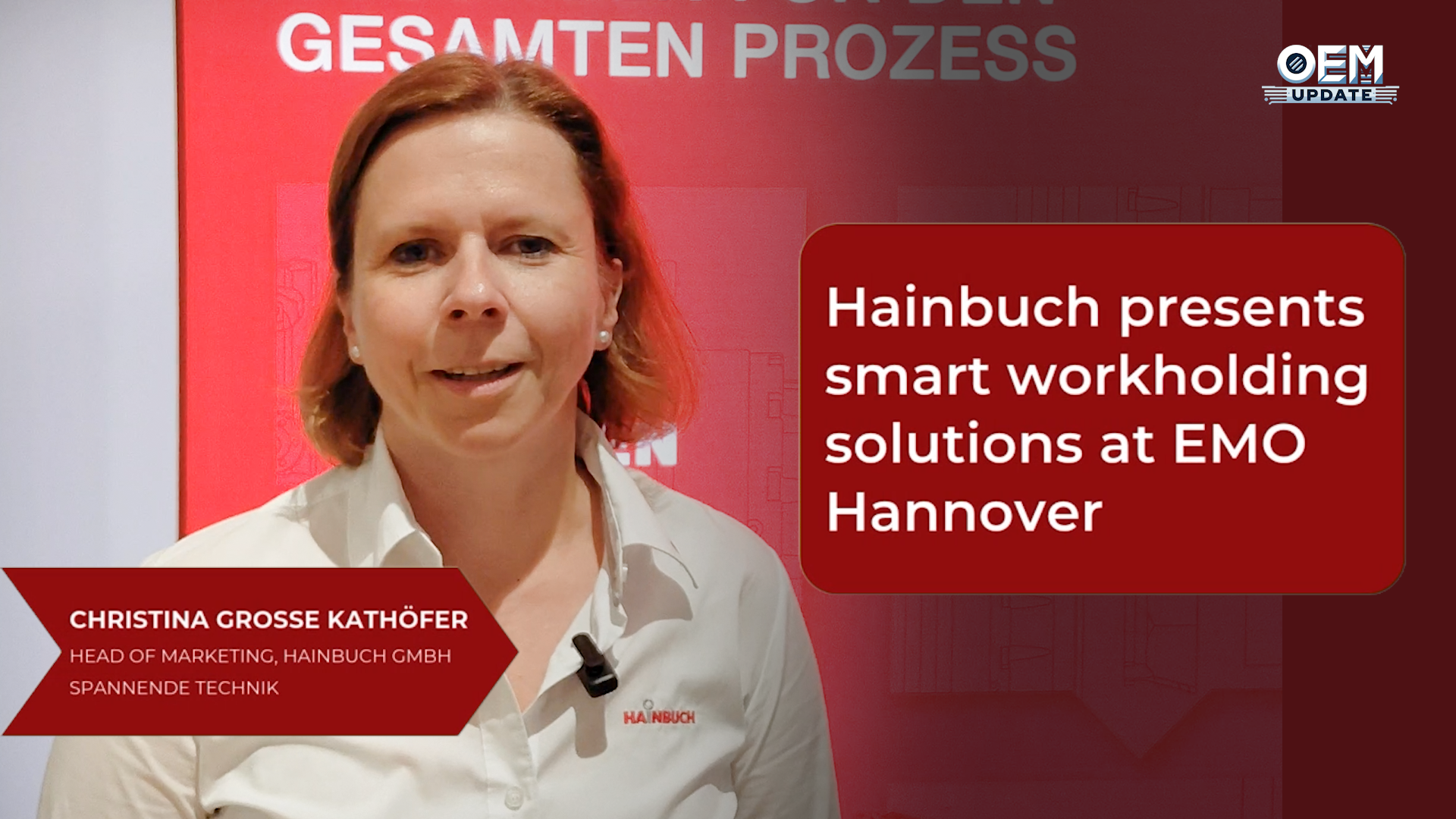 Hainbuch presents smart workholding solutions at EMO Hannover
