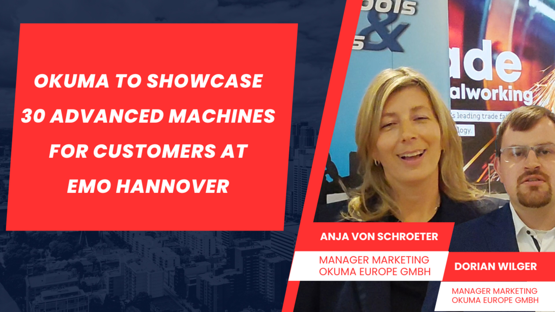 Okuma to showcase 30 advanced machines for customers at EMO Hannover