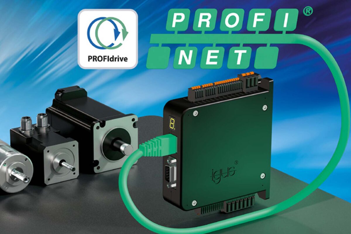 igus expands D1 motor control with certified PROFINET