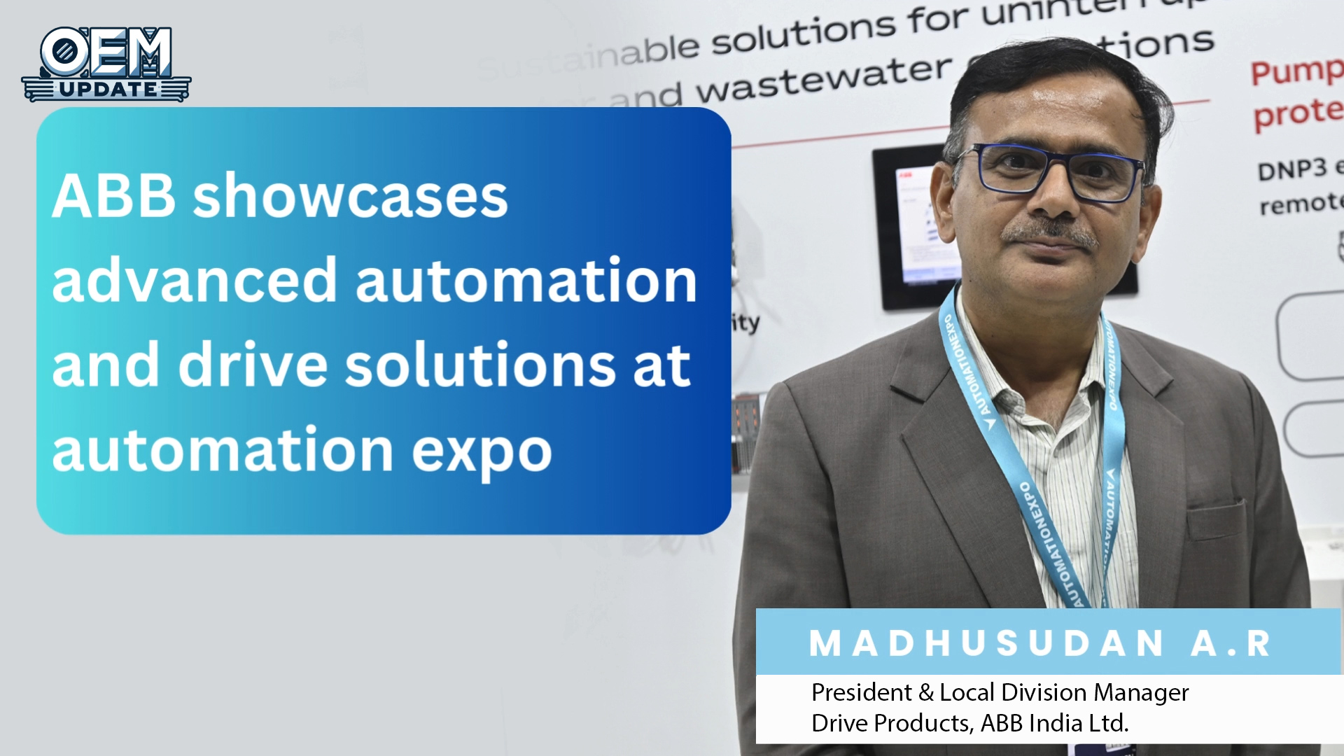 ABB showcases advanced automation and drive solutions at Automation Expo