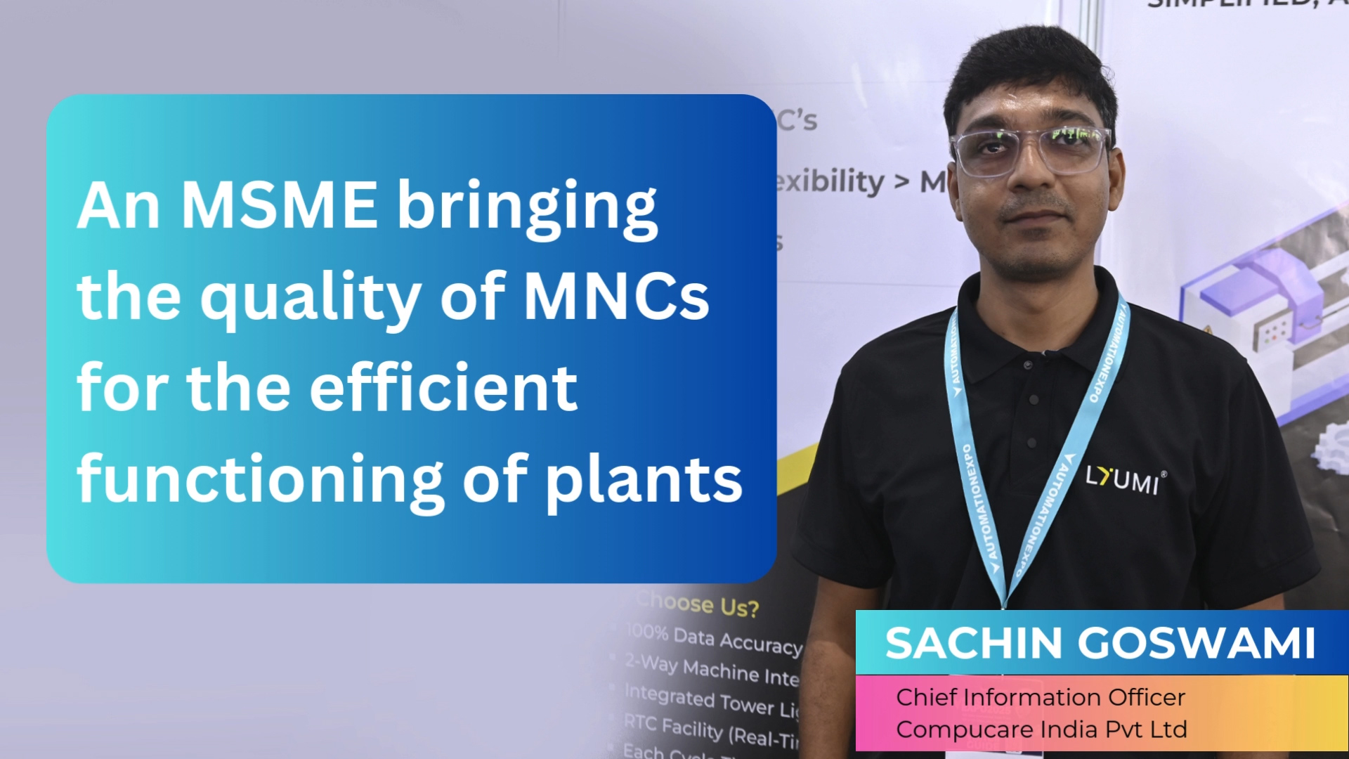 An MSME bringing the quality of MNCs for the efficient functioning of plants