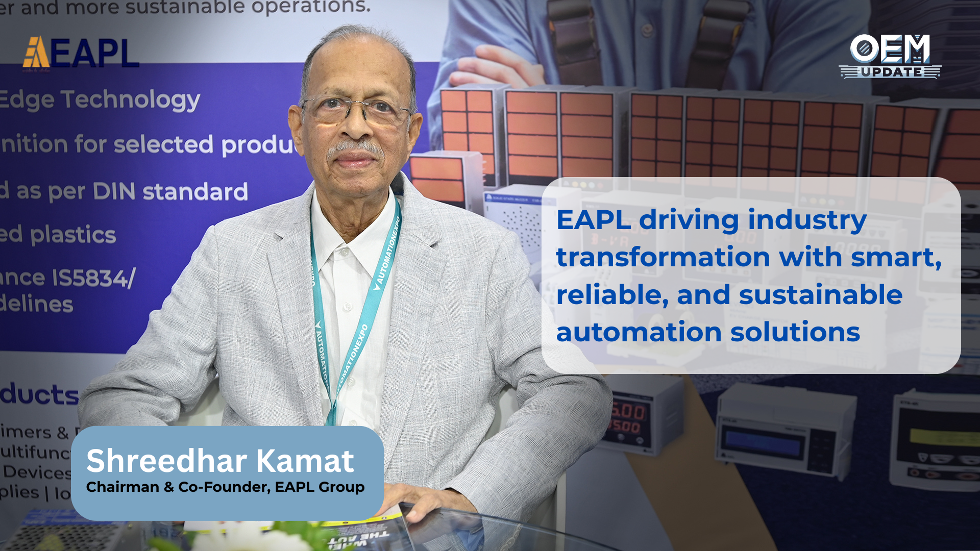 ​EAPL driving industry transformation with smart, reliable, and sustainable automation solutions