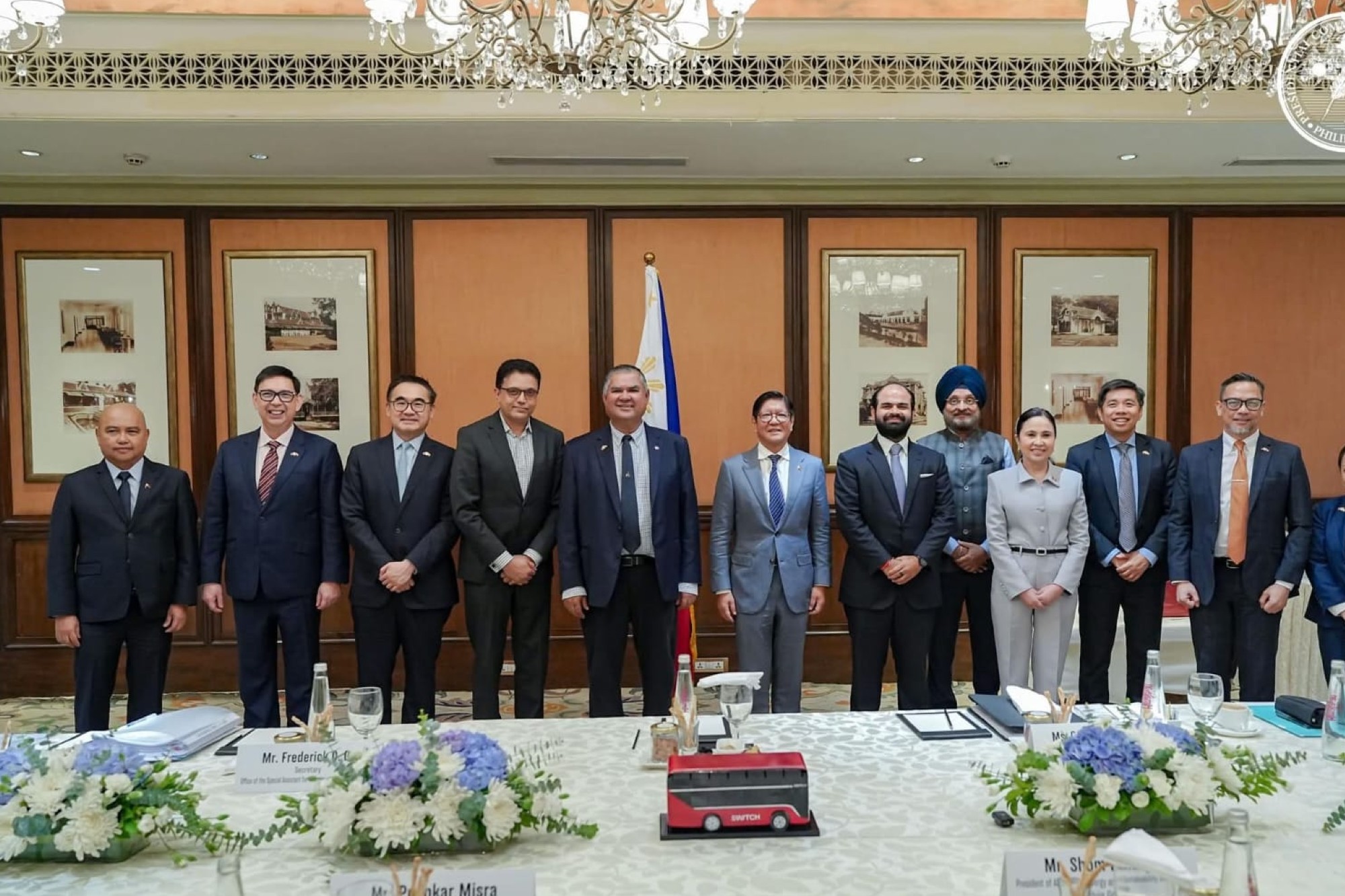President Marcos Jr. meets the Hinduja Group delegation to enhance strategic collaboration