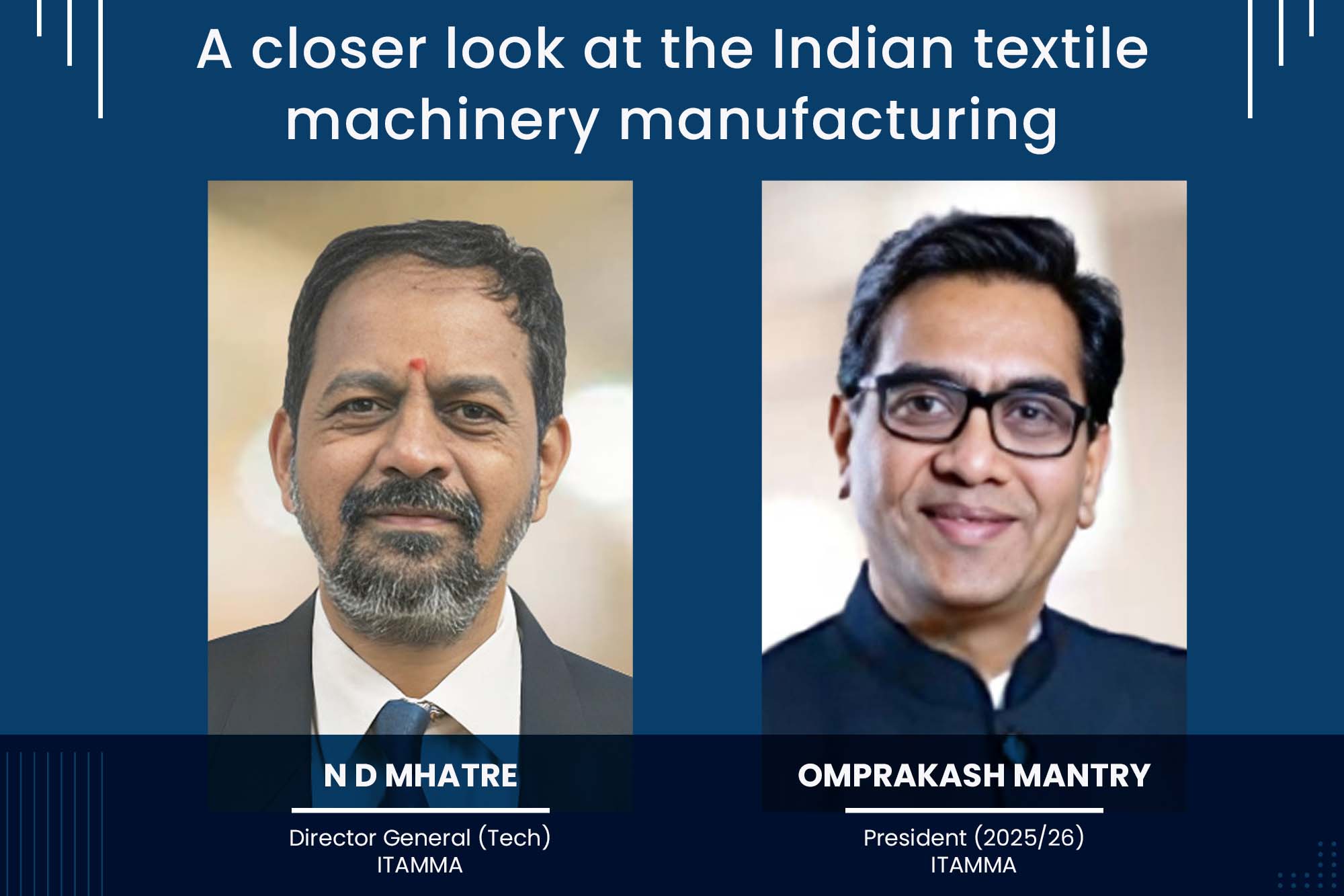 A closer look at the Indian textile machinery manufacturing
