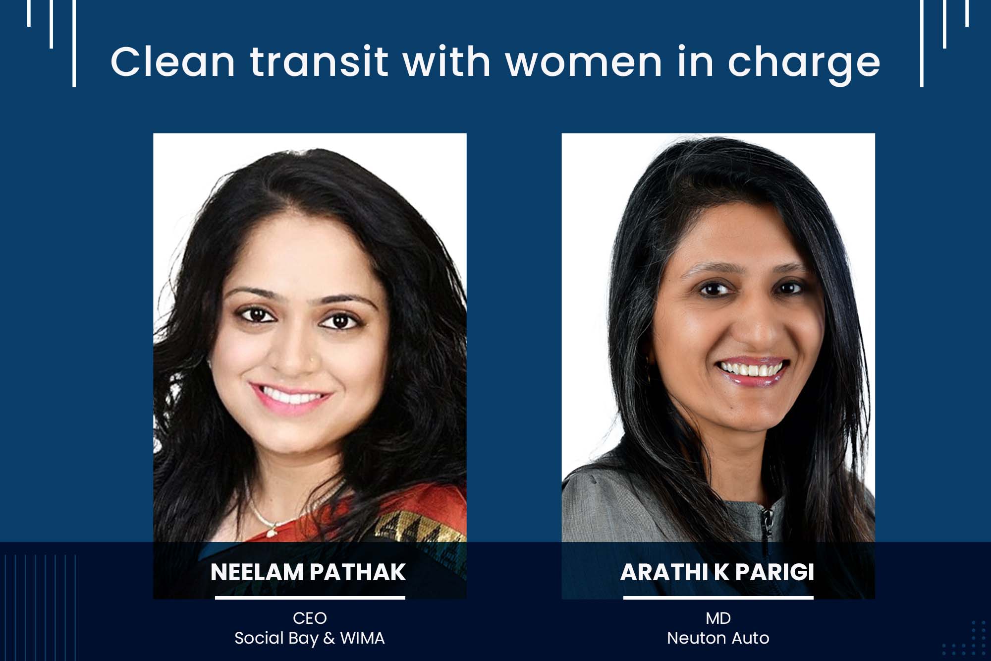 Clean transit with women in charge