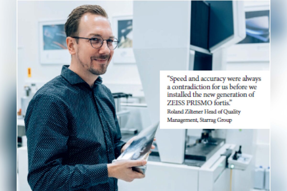 New-generation ZEISS PRISMO CMM cuts measurement program time by 74%