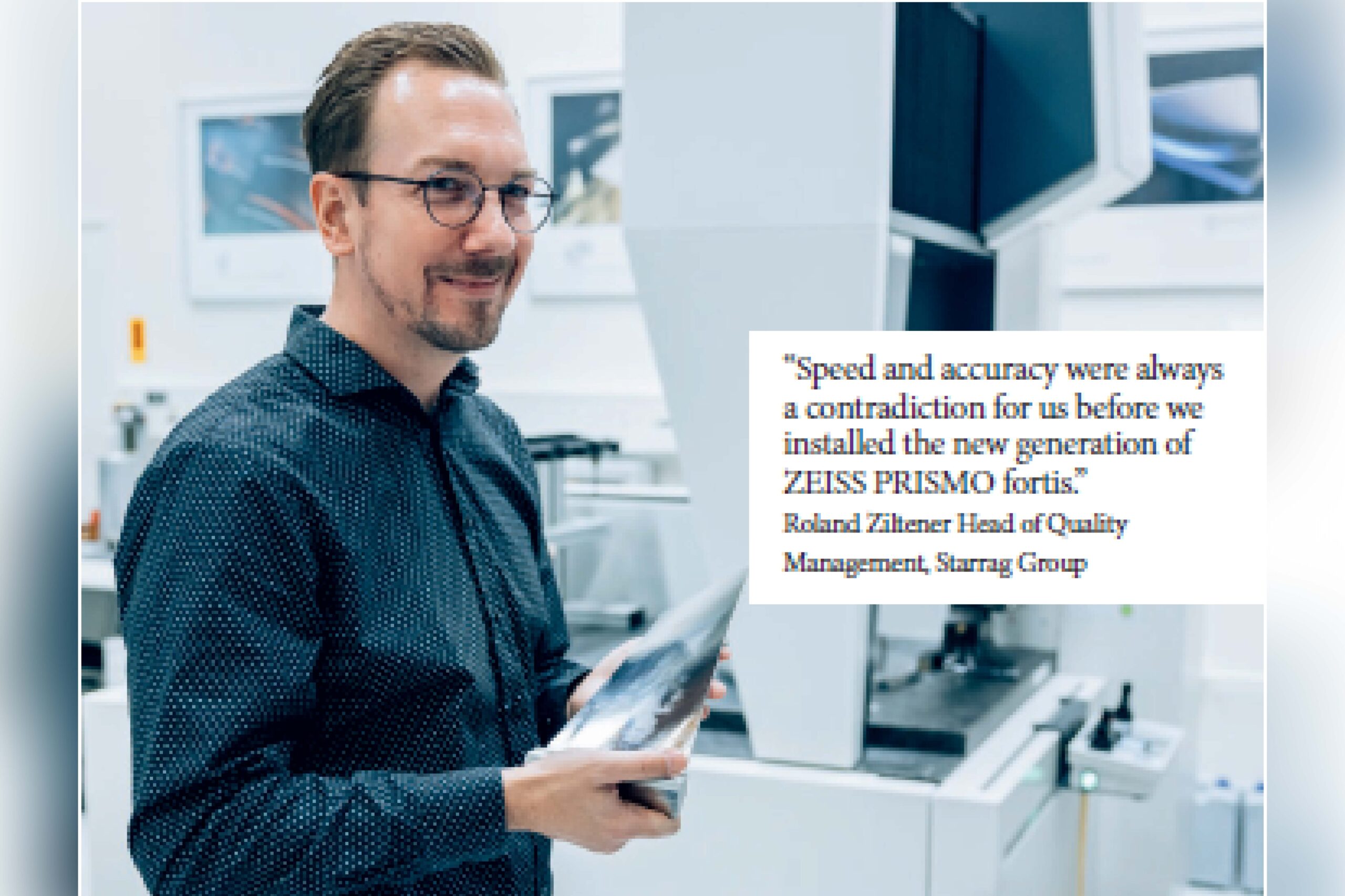 New-generation ZEISS PRISMO CMM cuts measurement program time by 74%