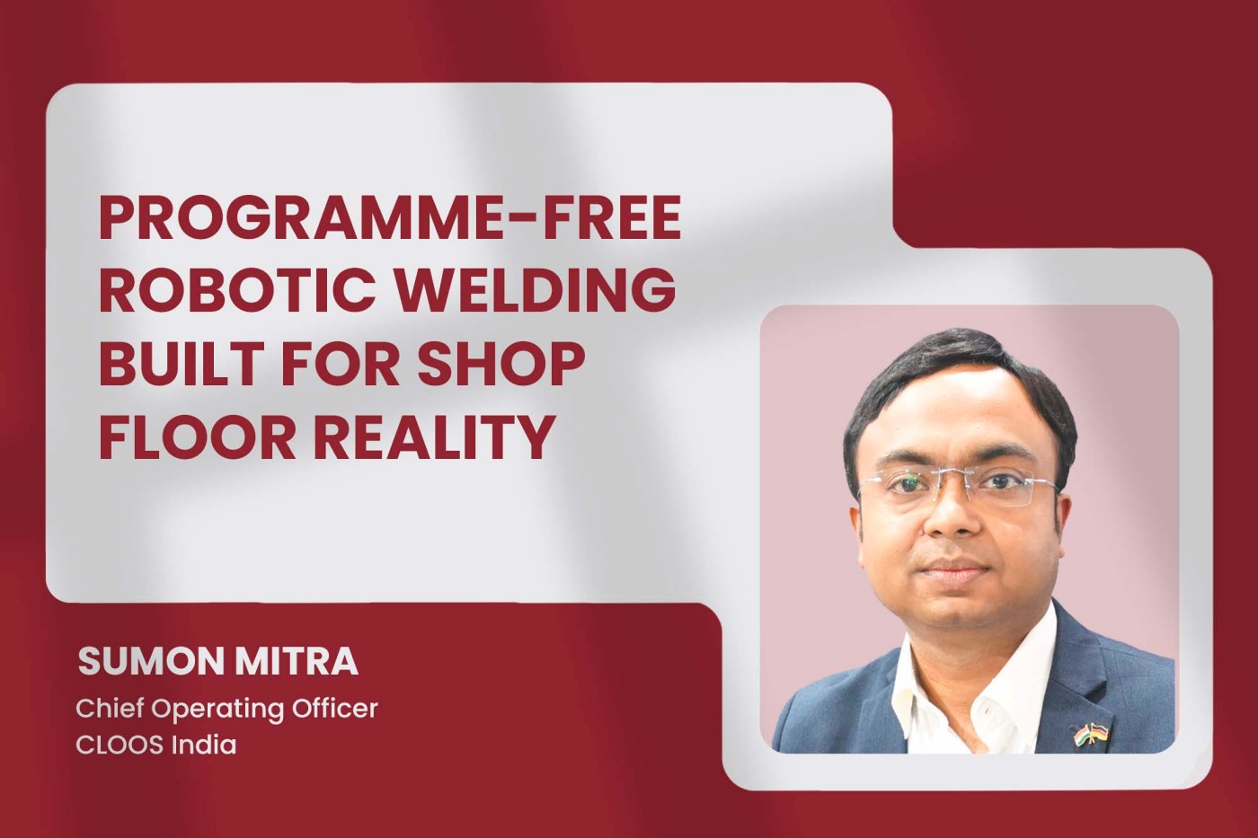 Programme-free robotic welding built for shop floor reality