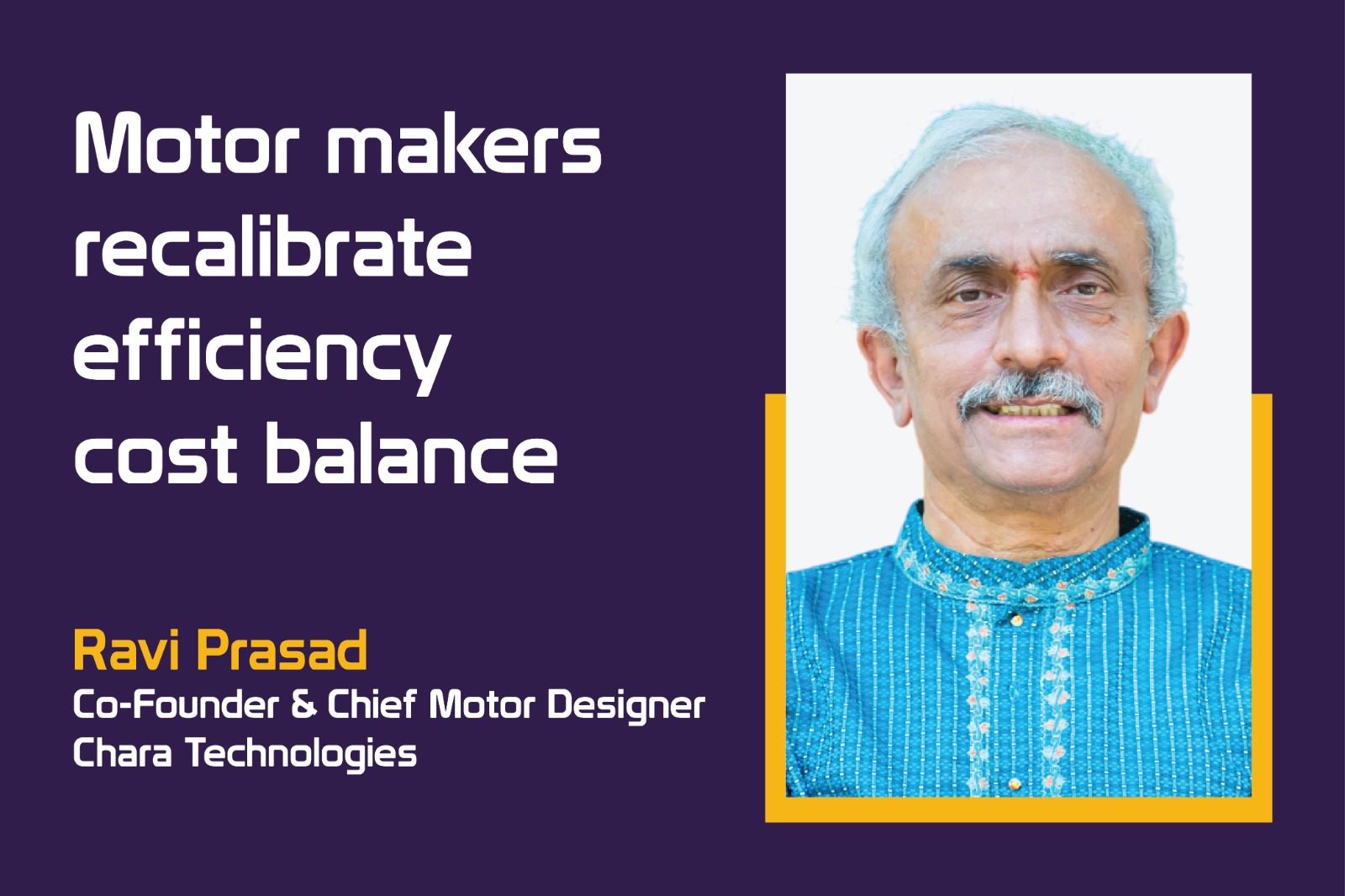 Motor makers recalibrate efficiency–cost balance