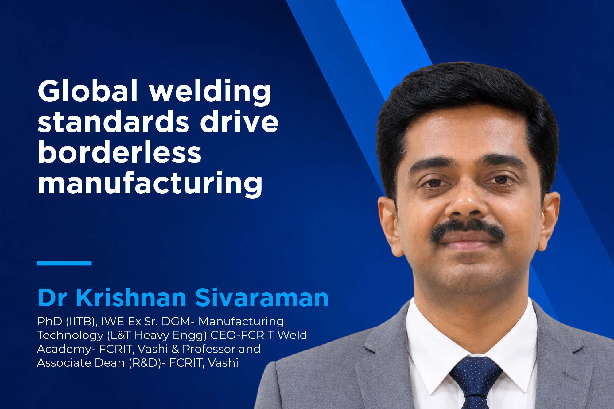 Global welding standards drive borderless manufacturing